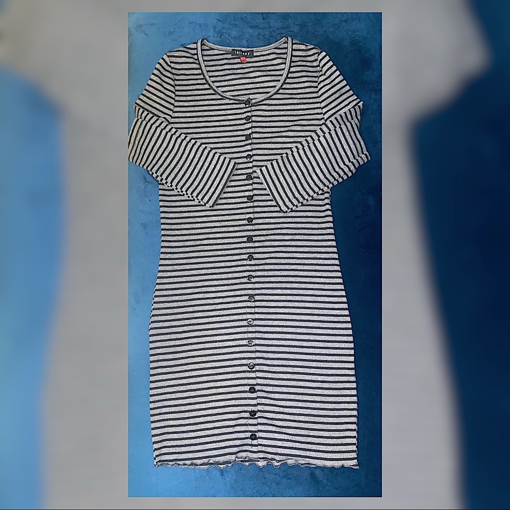 Striped mini dress